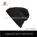Mode schwarze billige Beanie Hüte für Mann